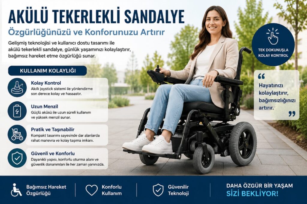 Lityum Akülü Tekerlekli Sandalyeler