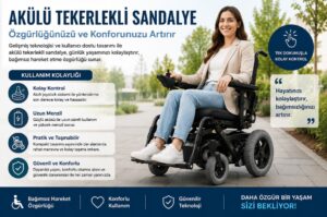 Lityum Akülü Tekerlekli Sandalyeler